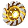 Concrete Turbo Diamond Grinding Cup Wheel 12 Segs Heavy Duty Angle Grinder Wheels For Angle Grinder