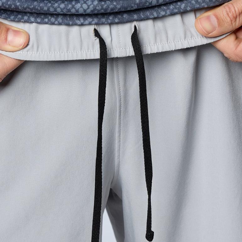 Under Armour Solid Color Lace-Up Logo Casual Shorts Men Shorts Gray 1384809-011