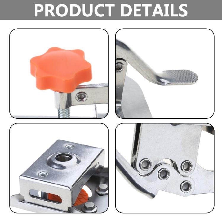 Woodworking Hole Guide 35mm Hinge Drilling Tool 3Blade Hole Locator Opener for Door Cabinets Easy to Use
