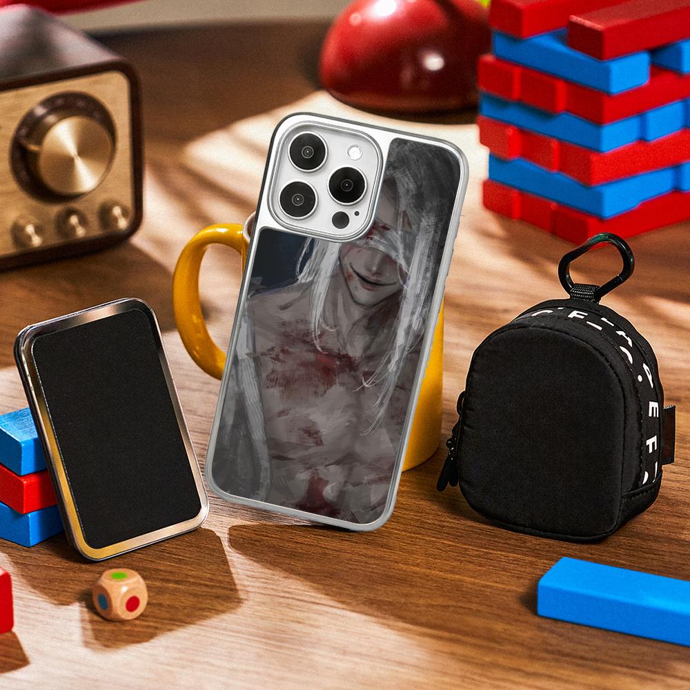 Mr Sil-vair Super Cool Man Design Phone Case for iPhone 16 15 14 13 12 11 Pro Max Sheepskin Silver-edged Protective Case