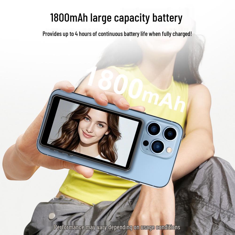 Wireless Mobile Selfie Projector with Split Screen and Teleprompter for Live Streaming