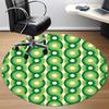 1pc Green Circles Pattern Chair Carpet for Office - Durable, Ideal for Chair Mats, Stylish & Functional Decorative Rug yy260203049