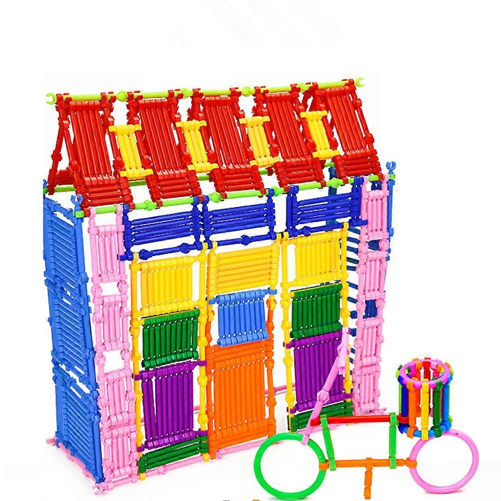 500 Pieces Kids Playset Educational Toy Smart Stick 3D Puzzle Toy Intelligence Toy