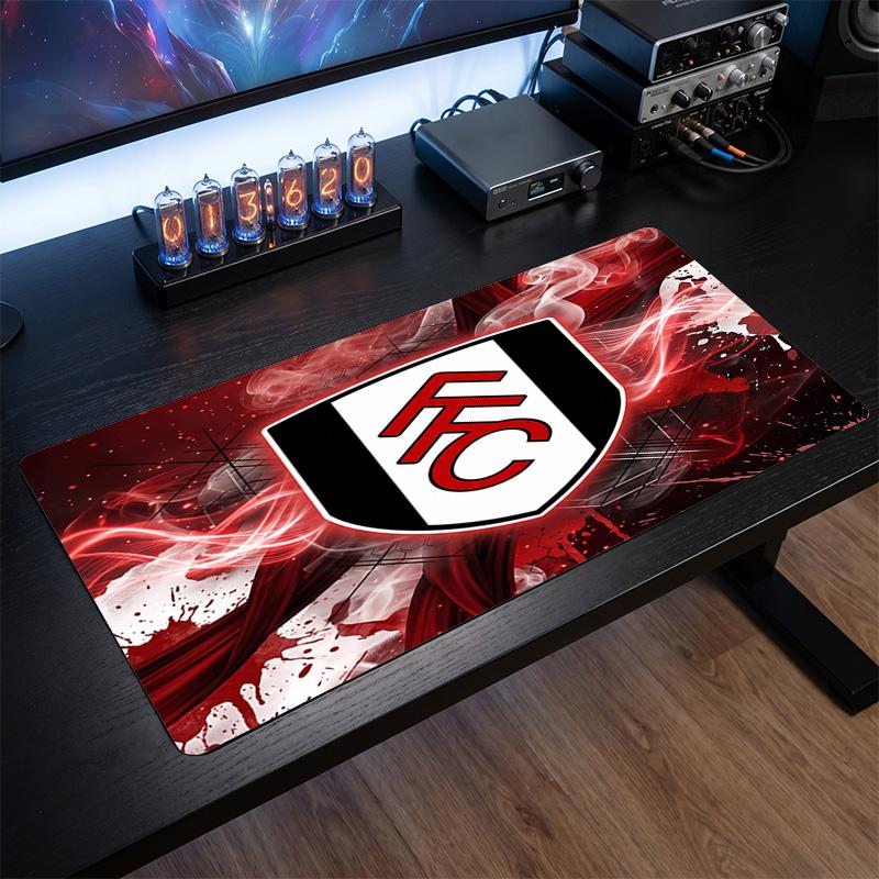 Fulham Football Print Large Mouse Pad, Anti-Slip Extended Gaming Desk Mat for Office Home