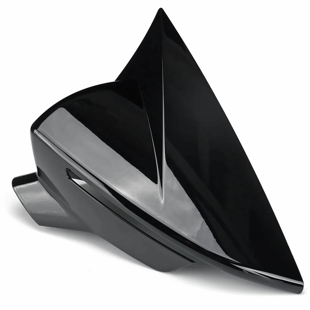 Gloss Black / Carbon Fiber Wing Mirror Covers Caps For Seat Leon MK3 MK3.5 5F ST FR Cupra 2013- Rearview Mirror Case Cover