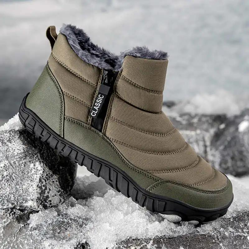 Warming Snowshoe Hiking Shoes Pink Shoes Man Boa Hiking Boots Sneakers Sports Traning Tenise Sneskers Lux Snekers Vintage