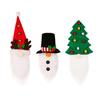 Santa Whimsical Hat And Antlers Wine Bottle Cover For Charming Festivities Christmas