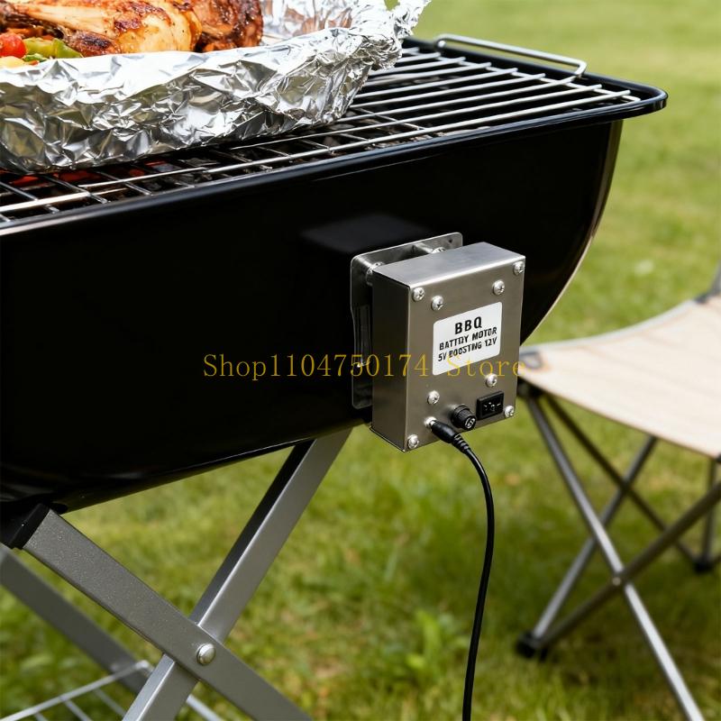 Professional Grades Barbecue Motor USB Power Design Ensures Reliable Rotations Speed During Extended Cooking Projects top sale