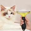 Handheld Pet Hair Cleaning Brushes Non-slip Handle Push To Remove Hair Pet Hair Remover V-shaped Comb Teeth Pet Hair Clipper