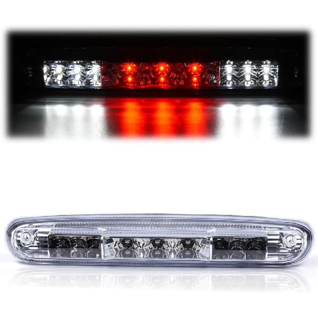 

PIT66 LED 3rd Brake Light, Compatible with 07-13 Chevy Silverado 1500 2500 3500/07-13 GMC Sierra 1500 2500 3500 Third Brake Stop Lamp Light Clear