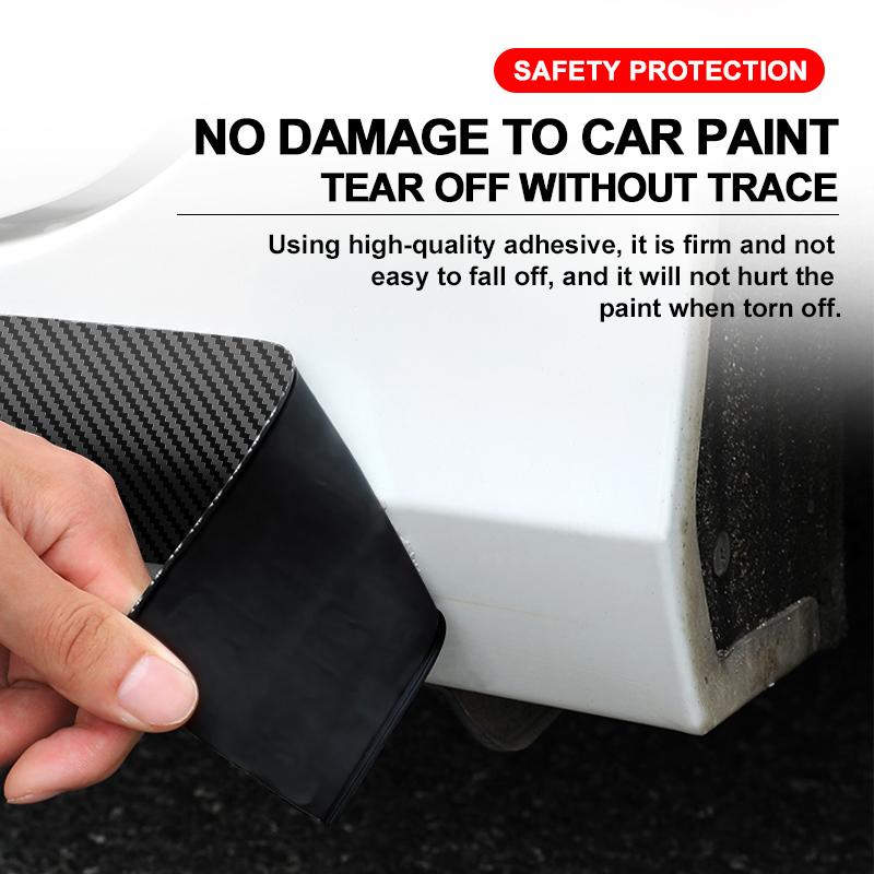 2Pcs Carbon Car Door Side Skirt Sill Stripe Sticker Anti-scratch Refit Sticker For Volkswagen Jetta MK5 MK6 Golf-4 5 6 7 Passat 3B7 601 171