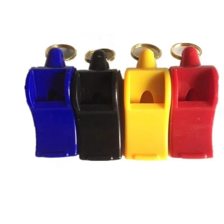 1 Pcs Plastic Football  Basketball Hockey Sport Classic Referee Whistle Survival Outdoor (Random Color)  Training Equipment