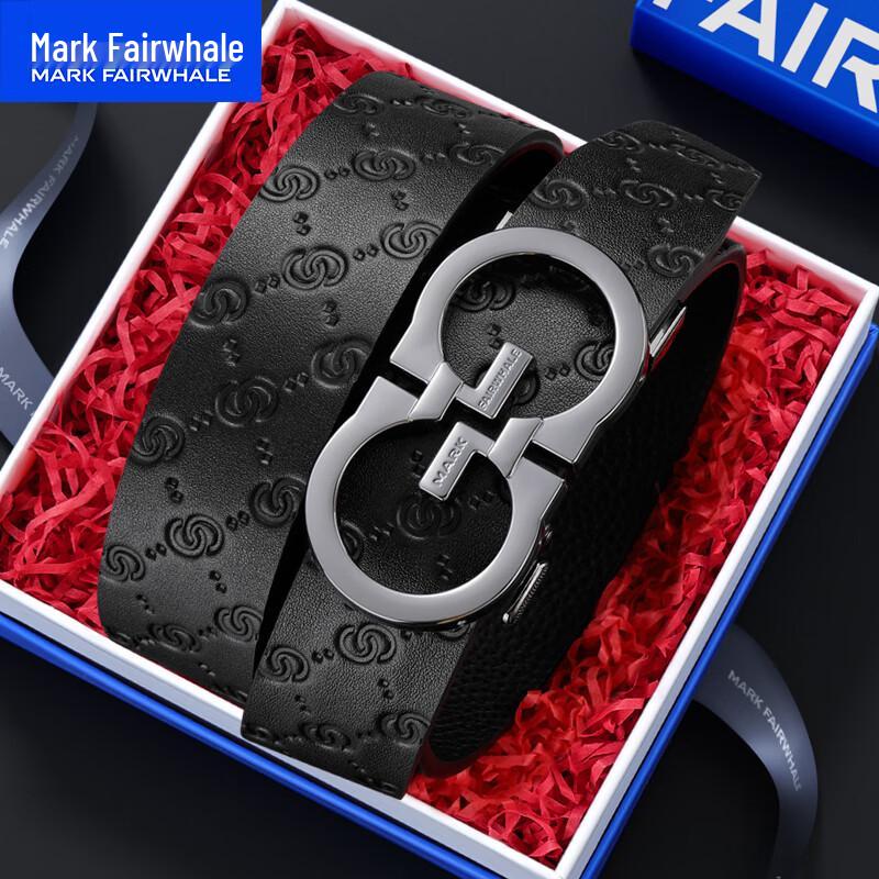Mark Fairwhale Men s Genuine Leather Business Belt 130cm