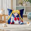 Sailor Moon Sailor Jupiter Anime Plush Pillow Cover Soft Short Plush Cushion Cover For Sofa Bedroom Home Decor Gift Decoration