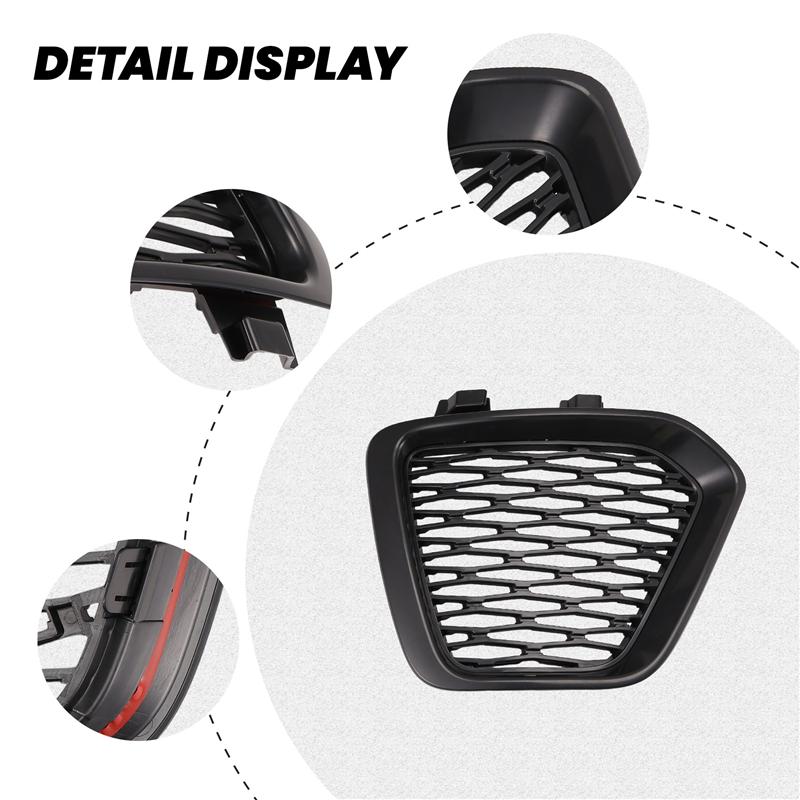 For Land Rover RANGE ROVER SPORT SVR L494 2014-2017 LH Front Bumper Side Vent Grille Cover