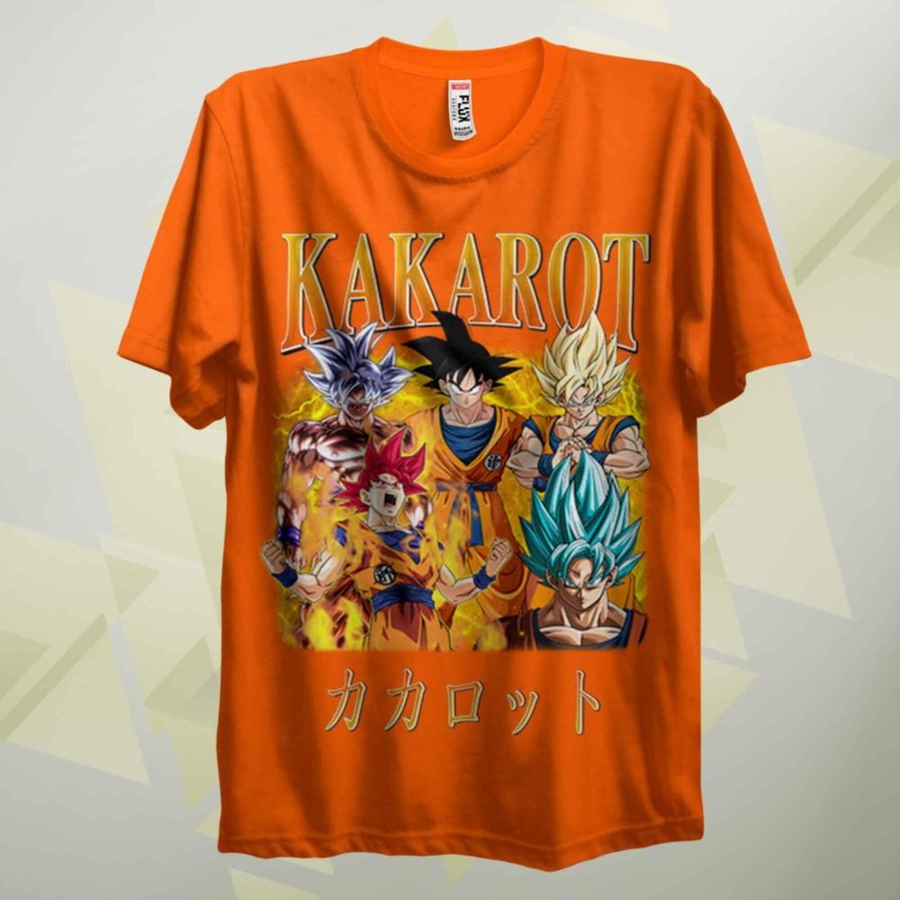 Goku T Shirt DBZ Super Saiyan KAKAROT Vintage Anime Shirt Anime Lover DRAGONBALL