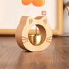 Magnetic Cat Wooden Doorbell Solid Wood Wind Chime Creative Entrance Chime  Home Decor
