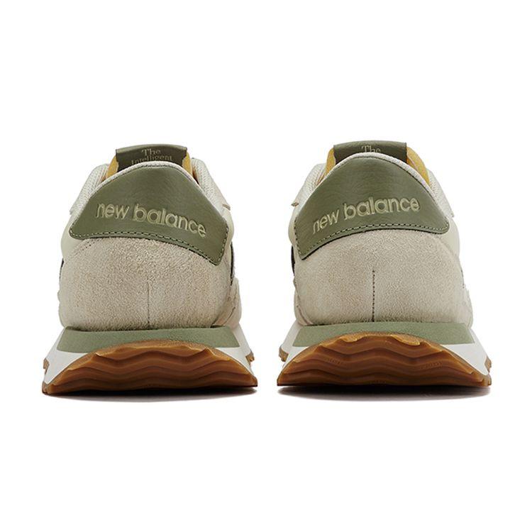 New Balance Niko And  Nb 237 Zapatillas de Running Unisex de Caña Baja de Tejido Cómodo Piel de Cerdo Resistente al Desgaste Ligeras Verde Claro MS237NI1