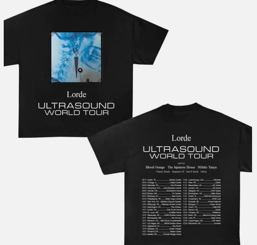 Футболка унисекс с принтом концерта Lorde Ultrasound Tour для фаната музыки XXL