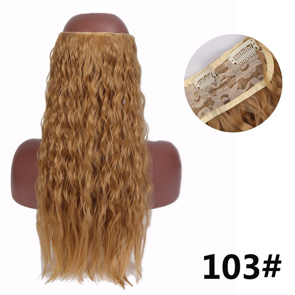 

LUPU синтетические длинные вьющиеся волнистые волосы на заколке для наращивания волос термостойкое волокно Ombre черный, коричневый, серый для женщин 60CM