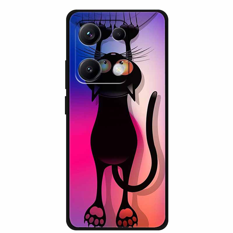 For Redmi Note 14S Case Luxury TPU Soft Silicone Back Cover Phone Cases for Xiaomi Redmi Note14S Protector Lovely Bumper Coque
