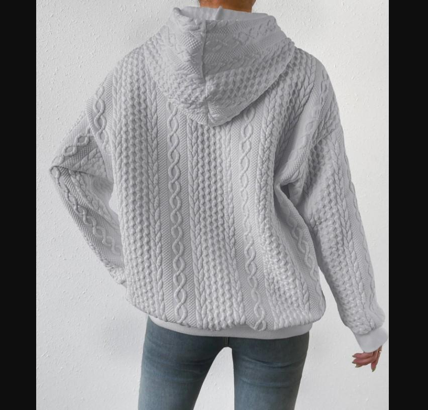 Spring and Autumn Women's Hoodie Fashion Sweatshirt Women's Long Sleeve Loose Hoodie