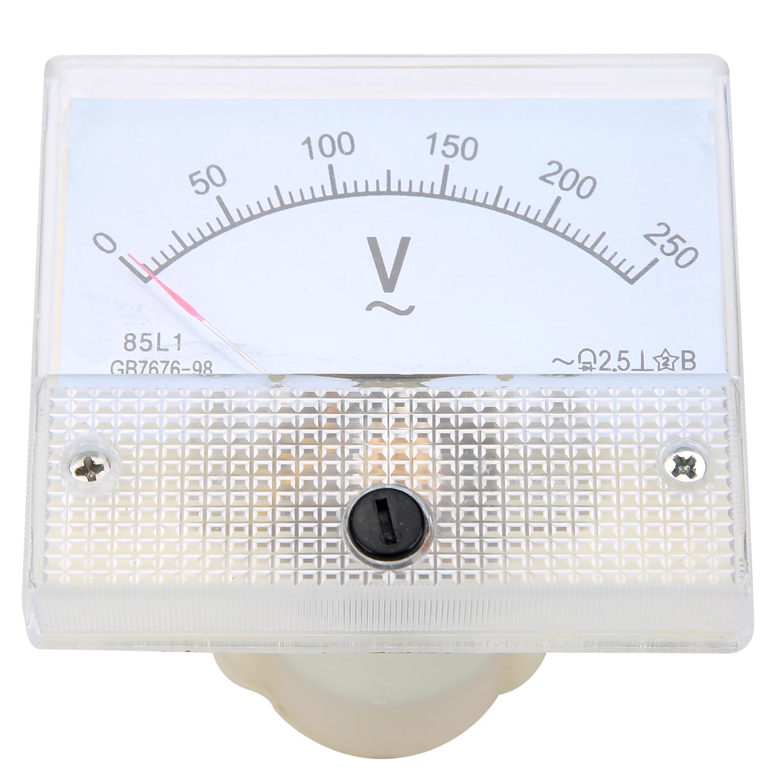 

85L1 AC 0250V HighAccuracy Pointer Voltmeter Voltage Meter Монтований прилад для вимірювання напруги