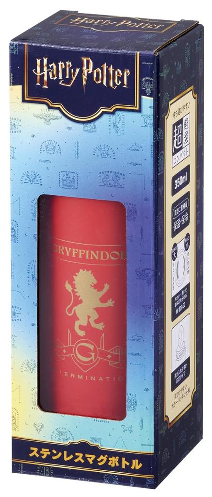 Skater Stainless Steel Mug Bottle 350ml Thermal Insulation Vacuum Insulated Water Bottle Harry Potter Gryffindor SMBC4B
