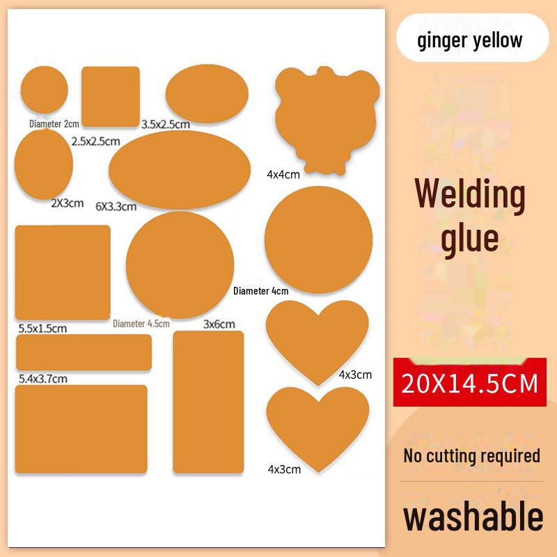 Cartoon Color Down Jacket Patch - Self-Adhesive Decorative Hole Repair Patch