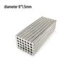 Neodymium Iron Boron Double-Sided Strong Suction Magnets for Fridges, Round and Square Shapes.