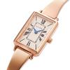 Official distributor [MATOW] Matou Watch Wristwatch Women's Tsuki Gekka Square Rose Gold Cream mw003001