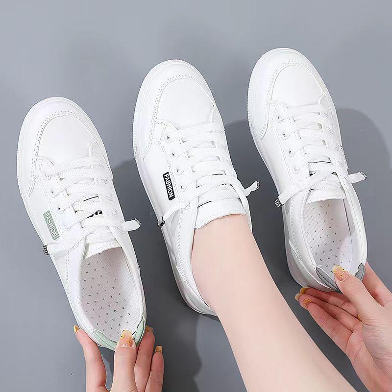 Weiße Schuhe Damen Neu Weicher Boden Lässige Damenschuhe Vier Jahreszeiten Damenschuhe Tragbar Allround Studenten Keine müden Füße Board Schuhe