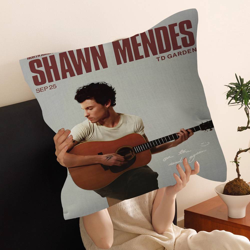 SShawn Mendes SINGER Pillow Cover for Bedroom Room and Living Room Sofa Decorative Cushion Cover