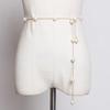 Pearl Chain Belt Gold Chain Belt for Women Fashion Plus Size Silver Waist Chains Metal Waist Belts Chains Trendy Belly Belts for Women Dress Jewelry