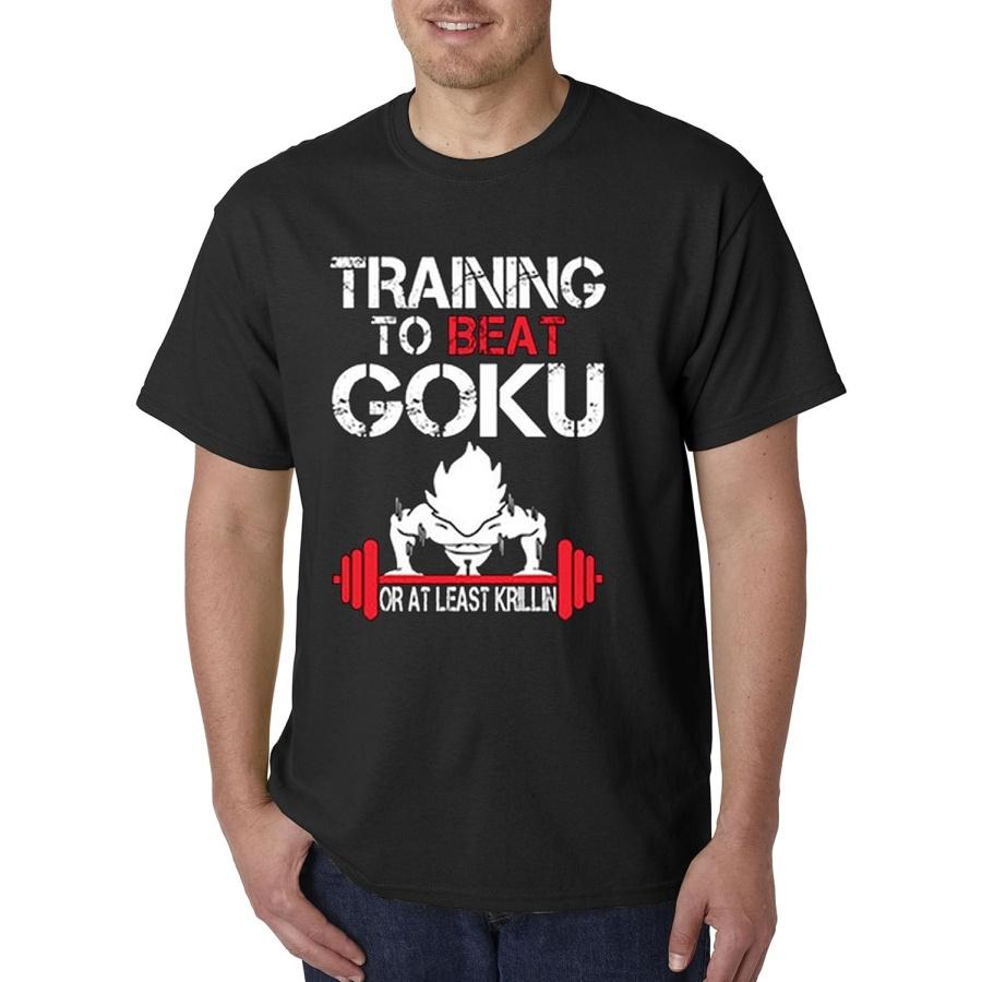 New Way 210 - Unisex T-Shirt TRAINING UM GOKU ODER ZUMINDEST KRILLIN ZU BESIEGEN GYM