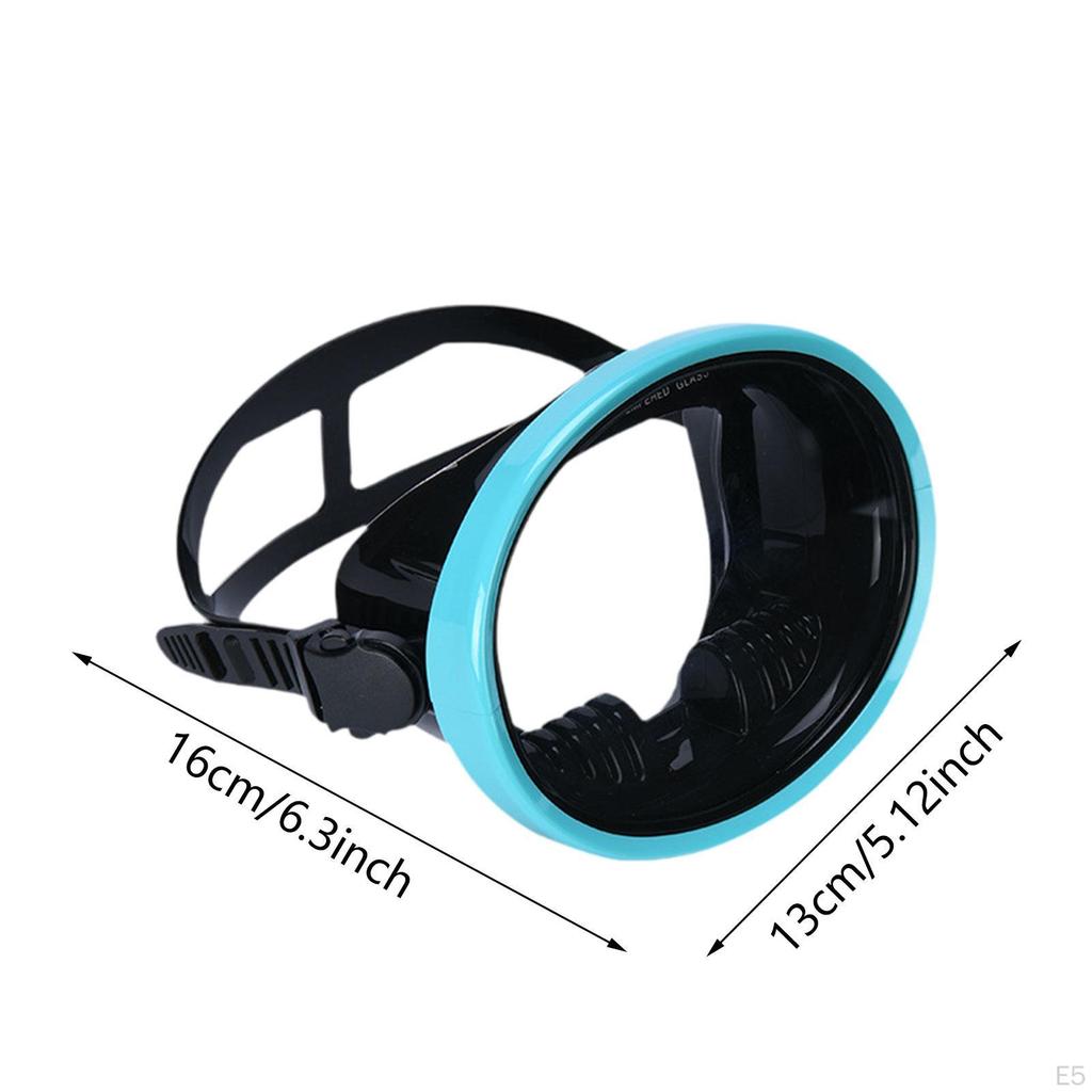 Single Lens Diving Mask No Fogging Swimming for Freediving Scuba