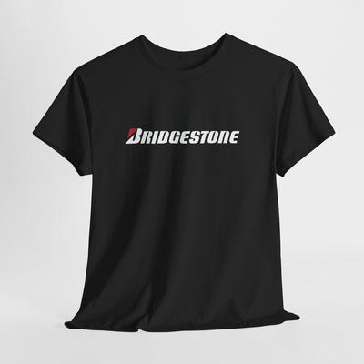 T-shirt Bridgestone Nera – Maglietta Unisex del Marchio di Pneumatici da Corsa per Uomo o Donna