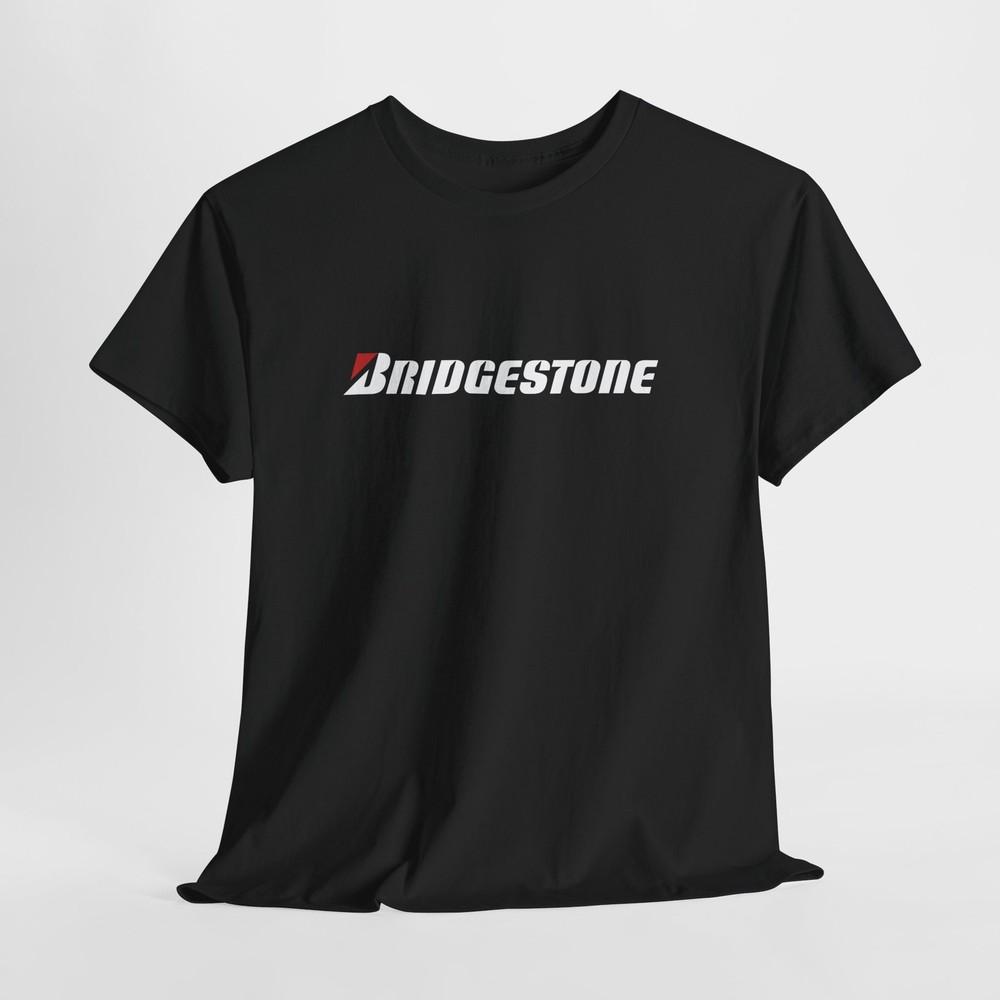 Bridgestone Black T-Shirt – Unisex Racing Tire Brand Tee for Men or Women