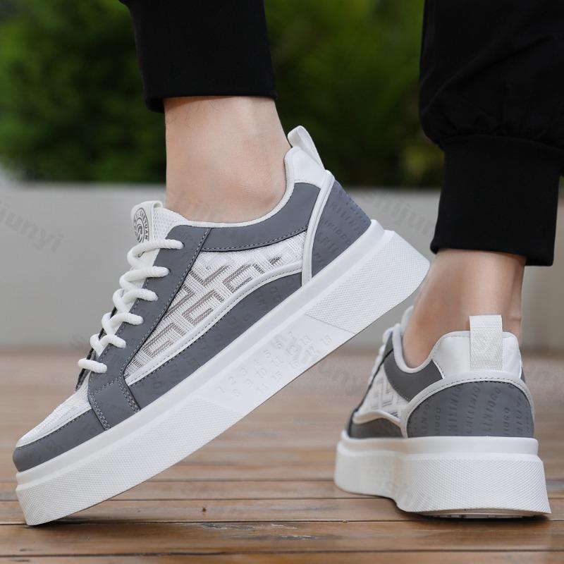 Fashion Men's Casual Sneakers 2025 New Summer Fashion Breathable Running Shoes Mesh Lightweight Outdoor Walking Training Tennis Shoes