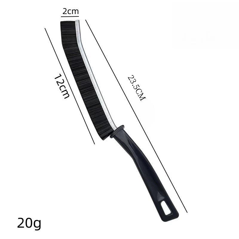 Multi-Functional Crevice Brush for Bathroom and Toilet Corners