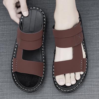 Mens Slippers Sandals Summer New Sandals Male Adult Casual Slippers For Men Beach Shoes Non Slip Open Toe Sandals For Outdoor