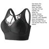 Women Bra Adjustable Shoulder Strap Hollow Out Floral Pattern Lace Anti-exposure Maximum Comfort
