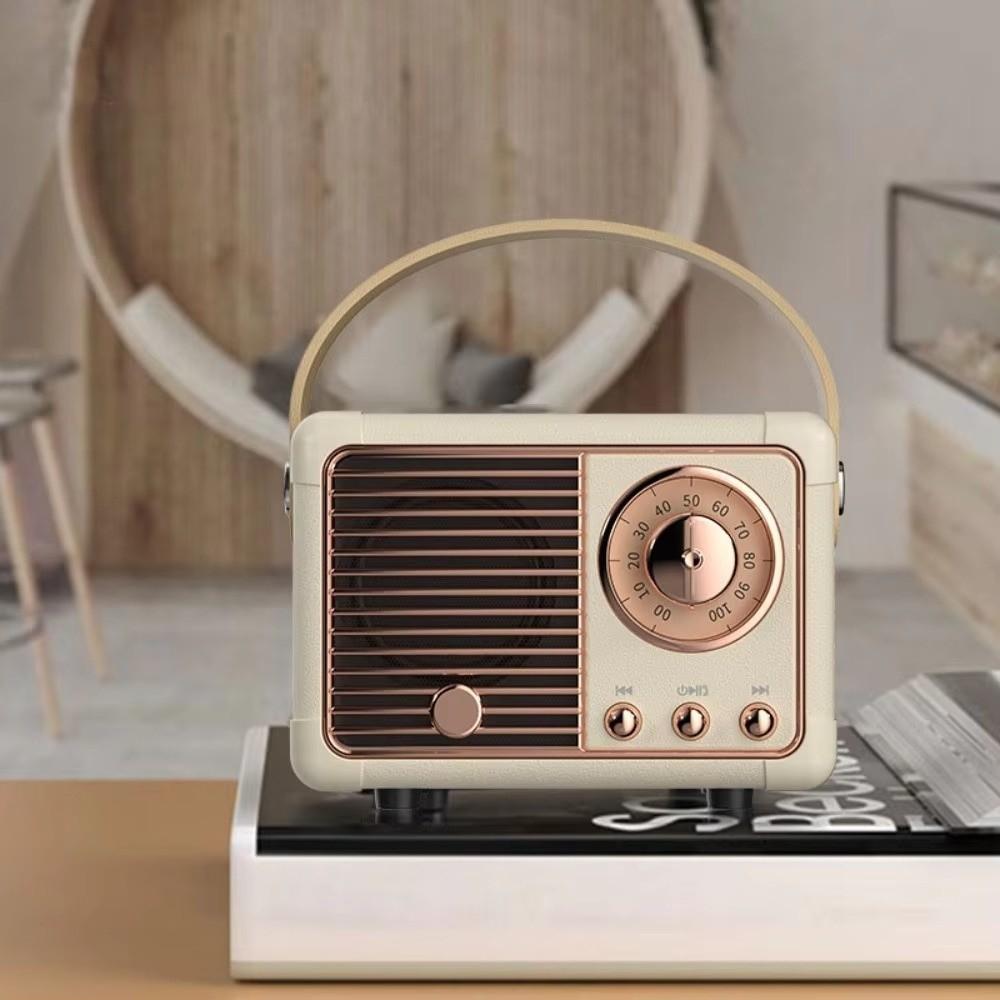 Waterproof Bluetooth Speaker Rich Bass Retro Speaker Vintage Style Music Player  Gift Decoration