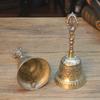 Brass Bells Retro Wind Chimes Tibetan Meditation Hand Bell Sound Healing Buddhist Decoration Children'S Percussion Instruments