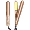 2-in-1 Curling and Straightening Iron: Curl, Wave & Straighten Hair with Twist Splint Styler