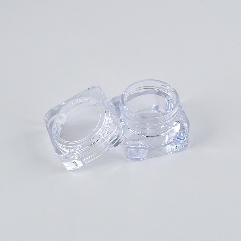 

5g Clear Acrylic Cream Jar for Lotion, Eye Cream, Eyeshadow - Travel Size Bottle Acrylic
