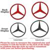 C200 E200  New For Mercedes Benz Car Steering Wheel Badge Replacement Sticker for Mercedes Benz AMG A B R G Class GLK GLA CLA GL