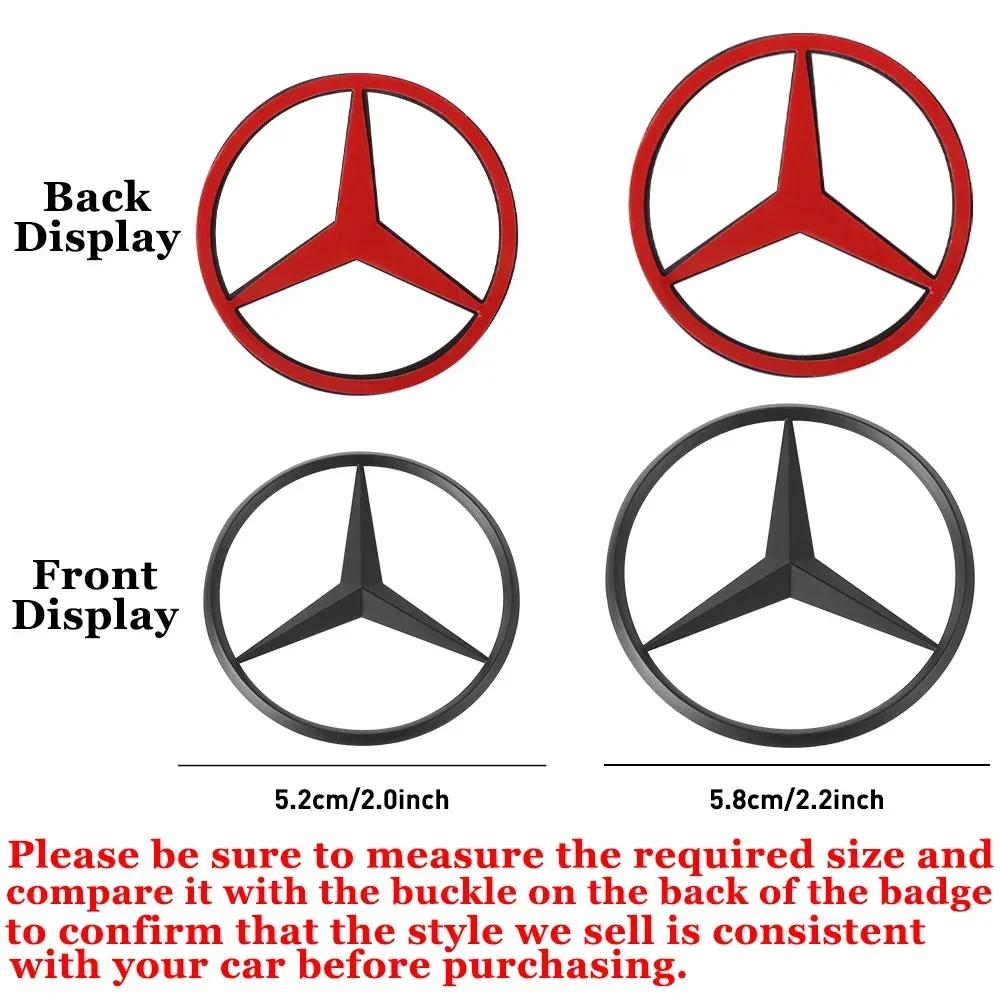 C200 E200  New For Mercedes Benz Car Steering Wheel Badge Replacement Sticker for Mercedes Benz AMG A B R G Class GLK GLA CLA GL