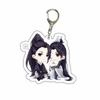 Creative Anime Tian Guan Ci Fu Acrylic Keychain Xie Lian Hua Cheng Figures Key Chains Mo Dao Zu Shi Pendant Decoration Fans