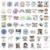 100 Cross-Border Veterinary Doodle Stickers: Personalized Creative Decor for Phone Cases & Skateboards, Waterproof
